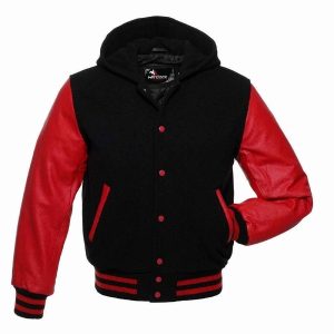 Red and Black Varsity Hoodie
