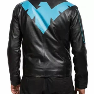 Nightwing Genuine Black Leather Biker Leather Jacket