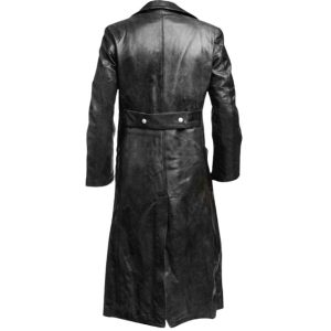 WW2 German Military Leather Trench Coat