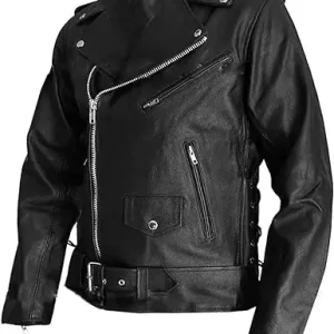 Marlon Brando Wild One Leather Biker Jacket