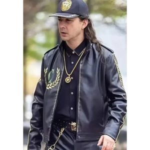 Megalopolis Shia LaBeouf Black Leather Jacket