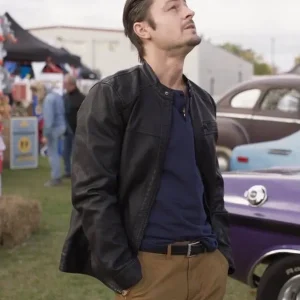 Shifting Gears Luke Black Leather Jacket
