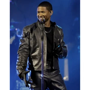 Super Bowl Halftime Usher Leather Jacket