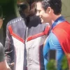 Mister terrific superman 2025 leather jacket front view