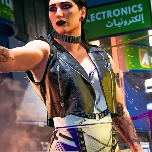 Call Of Duty Rhea Ripley Black Leather Vest