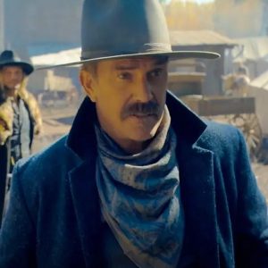 Horizon an American Saga 2024 Kevin Costner Blue Coat