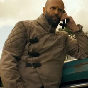Jason Statham The Beekeeper Brown Cotton Jacket