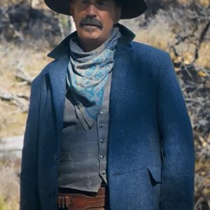 Horizon an American Saga 2024 Kevin Costner Blue Coat