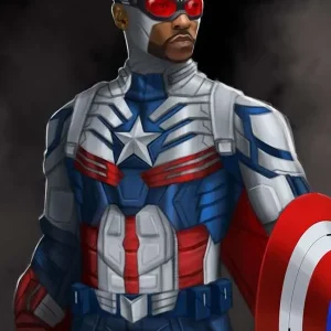 Sam Wilson Captain America Brave New World 2025 Leather Jacket