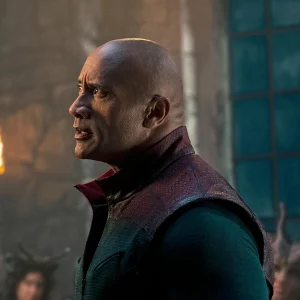 Dwayne Johnson Red One Leather Vest