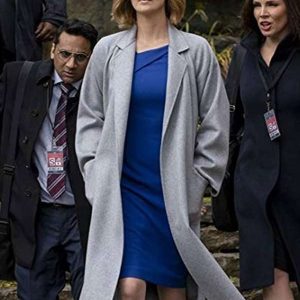 Charlize Theron Long Shot Grey Trench Coat