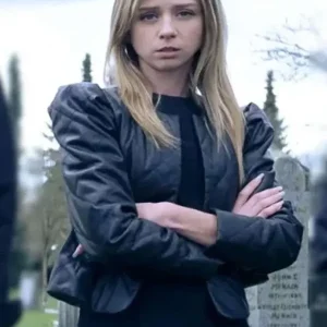 Final Destination Bloodlines 2025 Anna Lore Leather Jacket