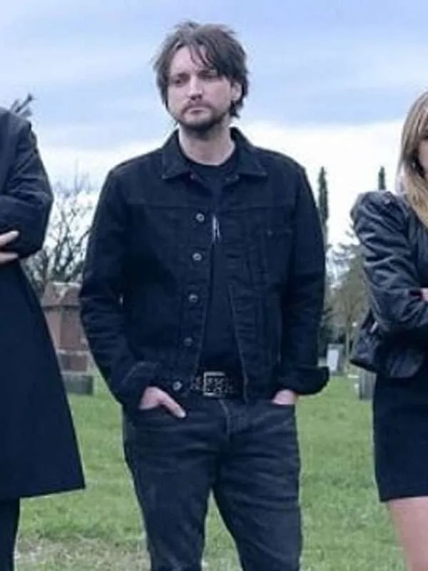 Erik final destination bloodlines black denim jacket front view