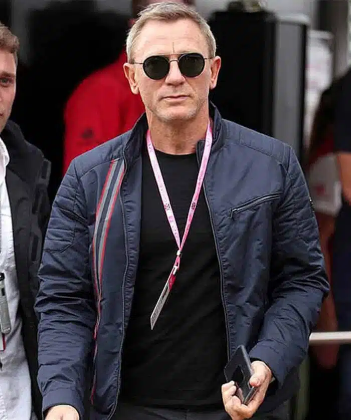 James bond no time to die blue jacket front view