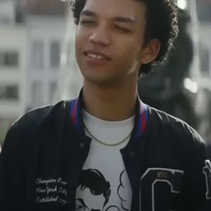 Now You See Me Now You Don’t Justice Smith Black Bomber Jacket