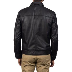 Black Leather Jacket For Mens