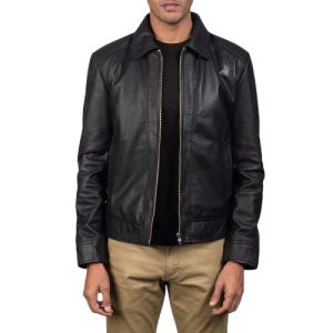 Black Leather Jacket For Mens