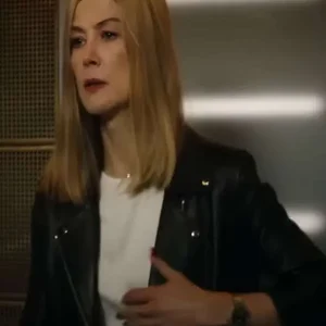 Rosamund Pike Now You See Me 3 Black Leather Jacket