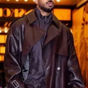 Michael B. Jordan Sinners 2025 Black Leather Jacket