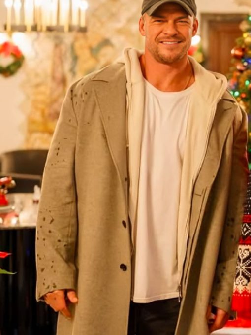 The man with the bag alan ritchson coat front view