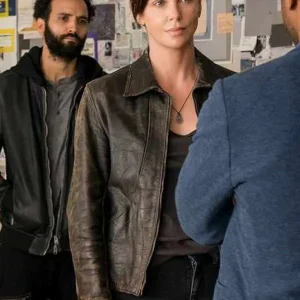 Charlize Theron The Old Guard Brown Leather Jacket
