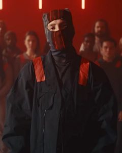 Overcompensate twenty one pilots jacket front view
