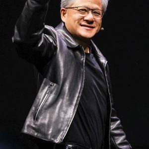 Nvidia CEO Jensen Huang Leather Jacket