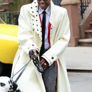 A$AP Rocky NYC 2025 White Coat
