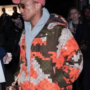 Pharrell Williams Paris Fashion Week Puffer Jacket