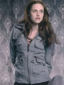 Bella swan twilight cotton jacket front view