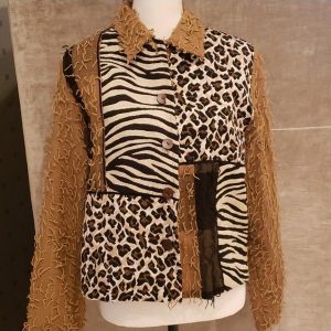 Beyond The Gates 2025 Ambyr Michelle Animal Print Colorblock Jacket