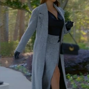 Beyond the Gates 2025 Daphnee Duplaix Tweed Gray Coat