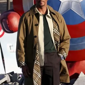 Anthony Mackie Captain America Brave New World Brown Coat