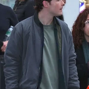 Dexter Resurrection Jack Alcott Grey Bomber Jacket