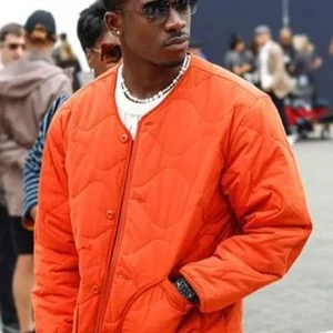 Damson Idris F1 The Movie Orange Jacket