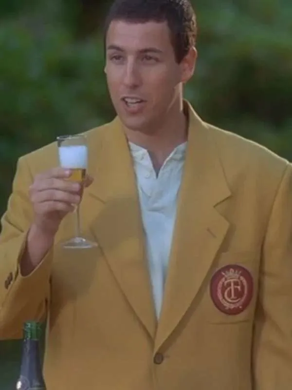 Adam sandler happy gilmore 2 yellow coat front view