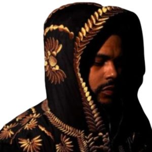 Hurry Up Tomorrow The Weeknd Golden Embroidered Hooded Coat
