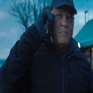 The Amateur 2025 Laurence Fishburne Black Jacket