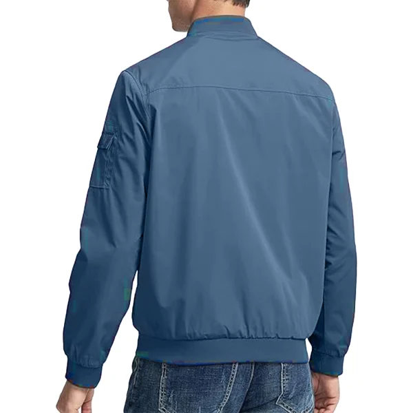 Locked 2025 bill skarsgård bomber jacket back view