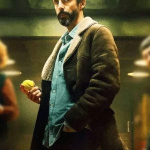 Dept. Q 2025 Matthew Goode Shearling Leather Coat