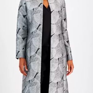Beyond The Gates 2025 Karan Kendrick Leaf Print Coat
