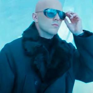 Superman 2025 Nicholas Hoult Black Shearling Coat