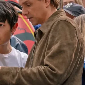 Ralph Macchio Karate Kid Legends Brown Jacket
