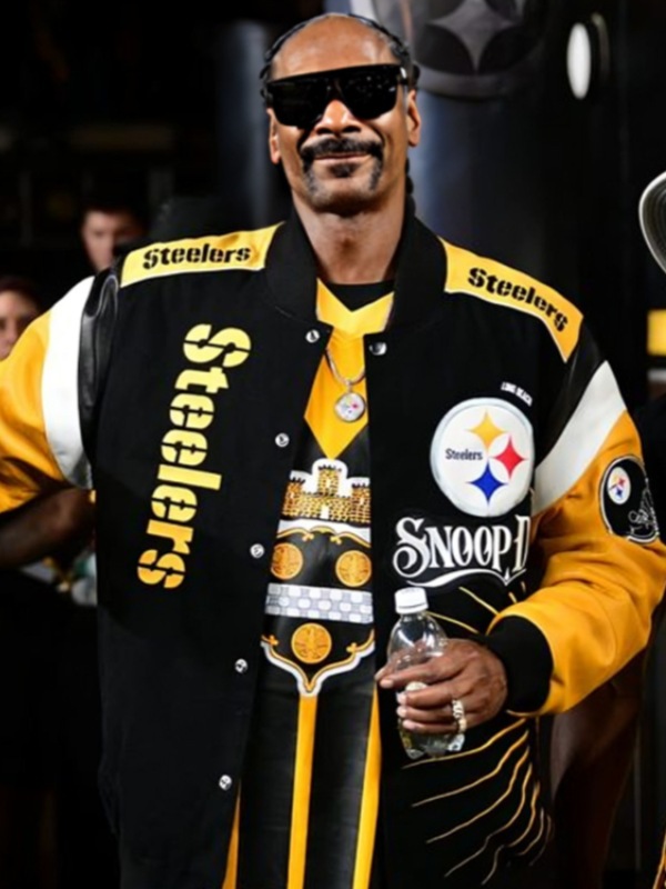 Snf snoop dogg steelers jacket front view