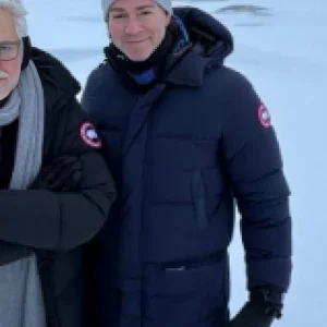 Superman 2025 Peter Safran Puffer Coat