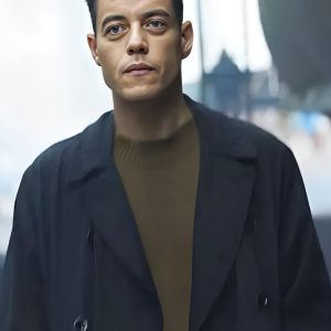The Amateur 2025 Rami Malek Trench Coat