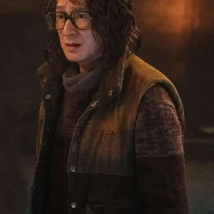 The Electric State 2025 Ke Huy Quan Brown Vest