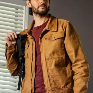 The Institute 2025 Ben Barnes Brown Jacket