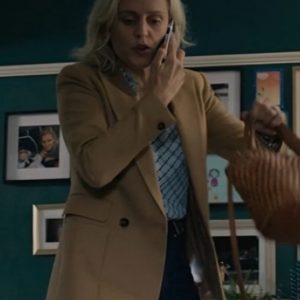 The Stolen Girl 2025 Denise Gough Camel Blazer