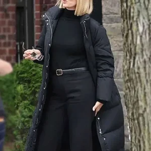 Dexter Resurrection S01 Uma Thurman Puffer Coat